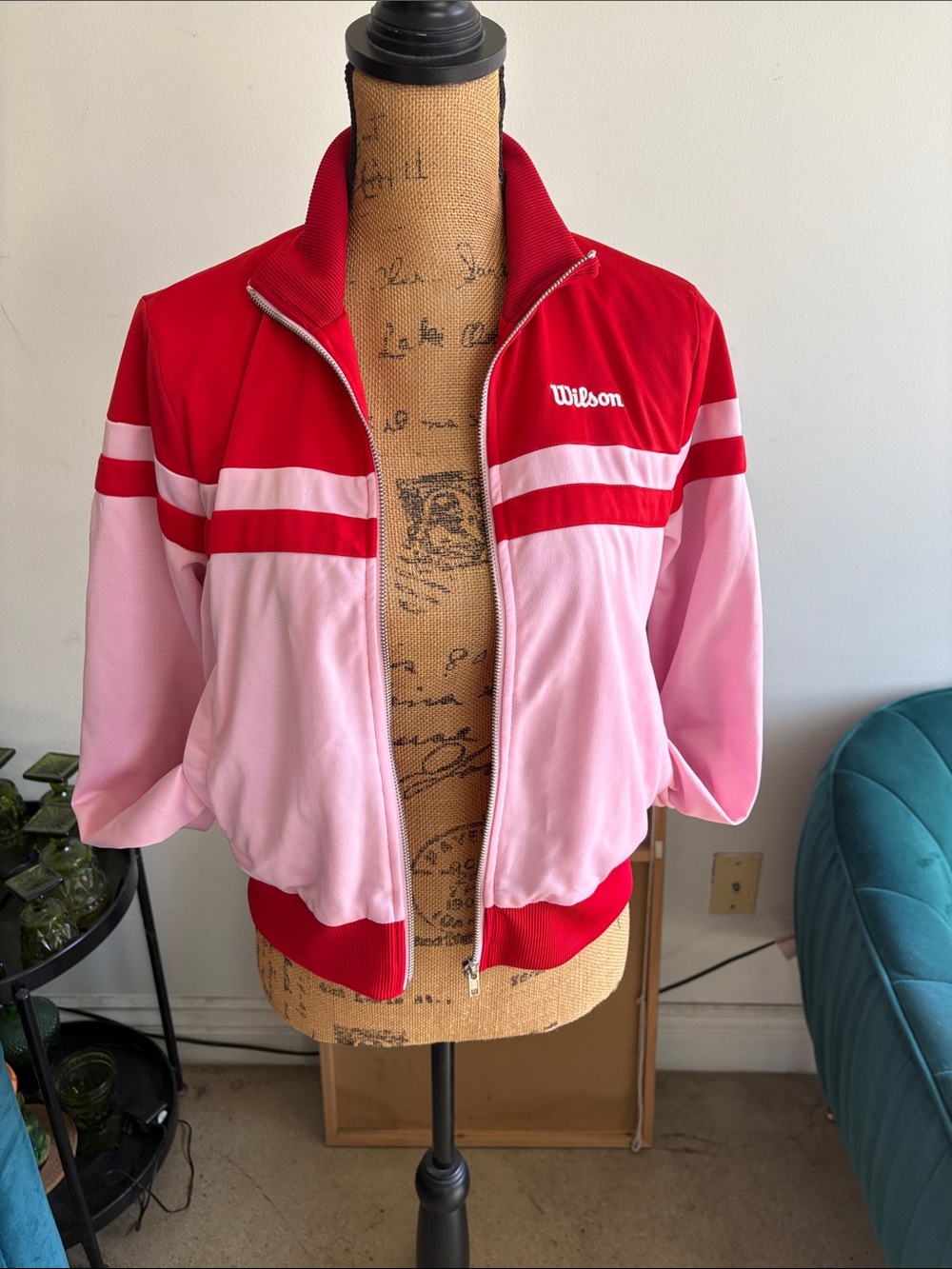 Pink WILSON Track Jacket - Picture 2 of 6